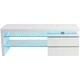 242293  Телевизионен шкаф с LED, 120х42х43 см, силно гланцирано бял