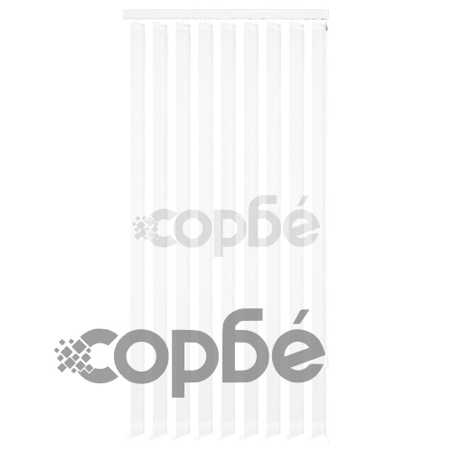 Вертикална щора, плат, 120x250 см, бяла ➤ топ цена ➤ sorbe.bg