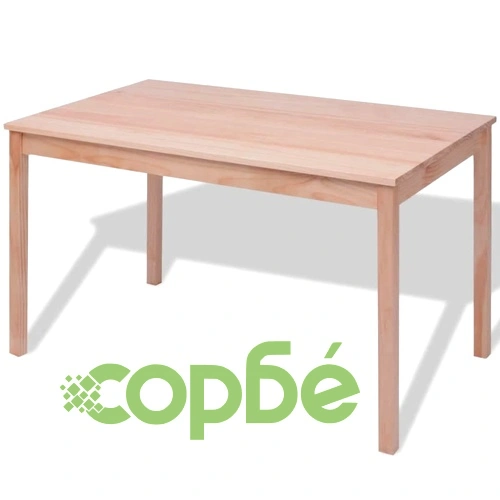 Трапезен комплект, 7 части, борово дърво ➤ топ цена ➤ sorbe.bg