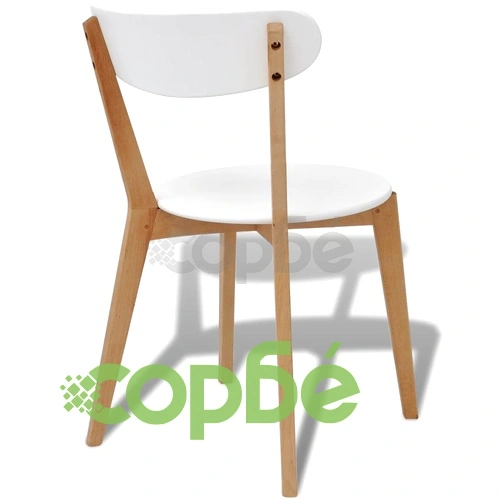 Трапезни столове, 2 бр, MDF и бреза ➤ топ цена ➤ sorbe.bg