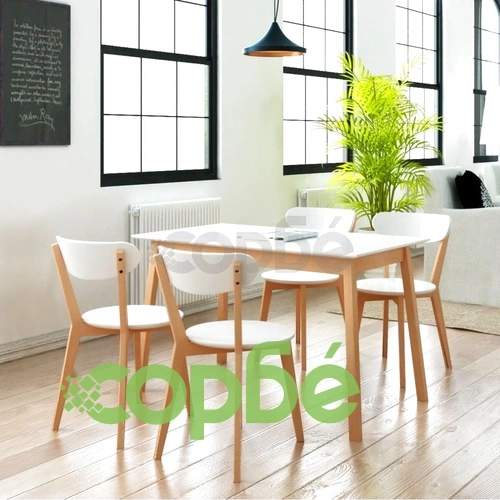 Трапезен комплект от 5 части от MDF и бреза ➤ топ цена ➤ sorbe.bg
