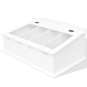 Поставка за прибори за хранене, MDF, бяла, бароков стил