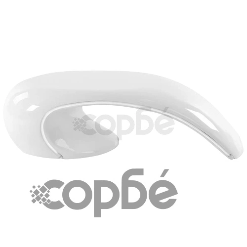 Маса за кафе от фибростъкло, LED, силен гланц, бяла ➤ топ цена ➤ sorbe.bg