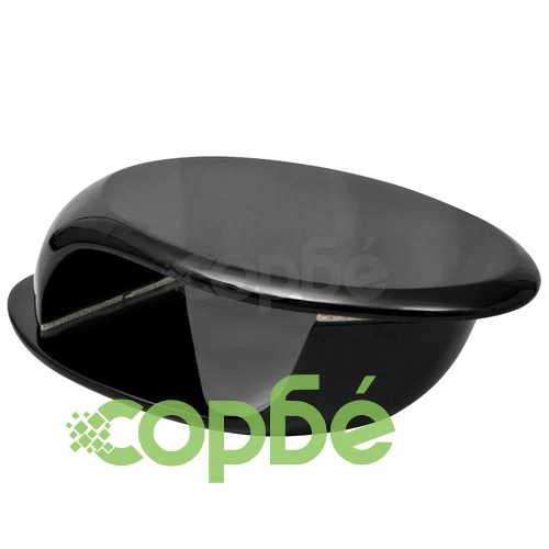 Маса за кафе от фибростъкло, LED, силен гланц, черна ➤ топ цена ➤ sorbe.bg