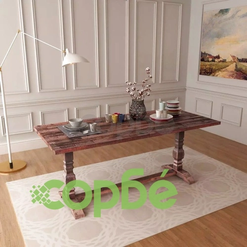 Сгъваема двойна маса, масив акация, 180x80x75 см ➤ топ цена ➤ sorbe.bg