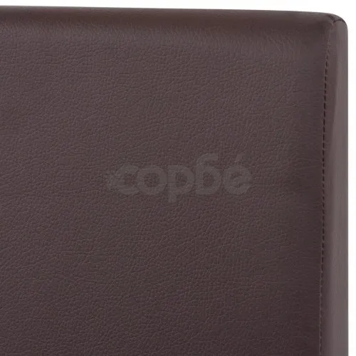 Трапезна маса и столове, 7 части, изкуствена кожа, дъб, кафяво ➤ топ цена ➤ sorbe.bg