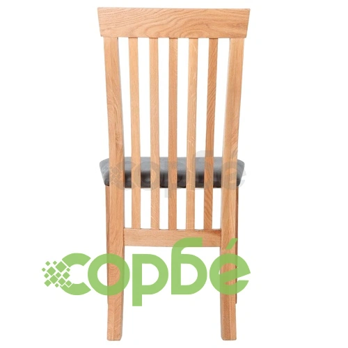 Трапезни столове, 4 бр, дъбов масив и изкуствена кожа ➤ топ цена ➤ sorbe.bg