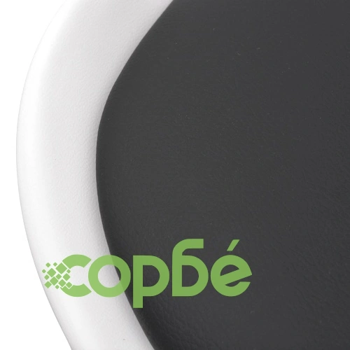 Трапезен комплект от 5 части, маса и 4 стола, бяло и черно ➤ топ цена ➤ sorbe.bg