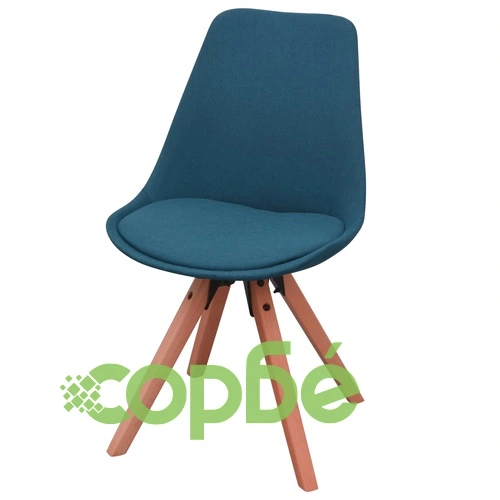 Трапезен комплект от 5 части, маса и 4 стола, бяло и синьо ➤ топ цена ➤ sorbe.bg