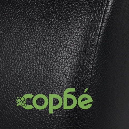 LED Диван реклайнер, 2-местен, изкуствена кожа, черен ➤ топ цена ➤ sorbe.bg