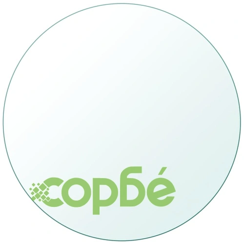 Темпериран стъклен плот за кръгла маса, 500 мм ➤ топ цена ➤ sorbe.bg