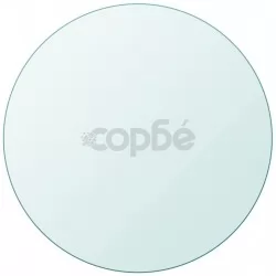 Темпериран стъклен плот за кръгла маса, 500 мм