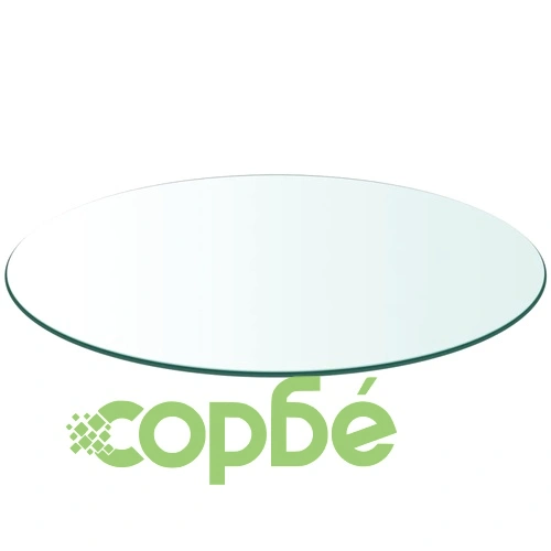 Темпериран стъклен плот за кръгла маса, 500 мм ➤ топ цена ➤ sorbe.bg