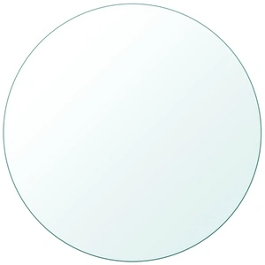 Темпериран стъклен плот за кръгла маса, 700 мм