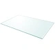 Темпериран стъклен плот за маса, правоъгълен, 1000x620 мм