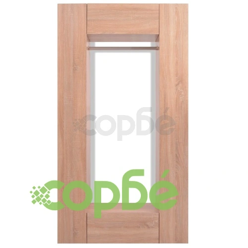 Гардероб, инженерно дърво, 106x36,5x192 см, бежов ➤ топ цена ➤ sorbe.bg