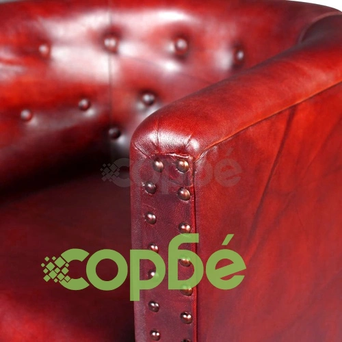 Фотьойл, кафяв, естествена кожа ➤ топ цена ➤ sorbe.bg