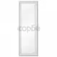 Стенно огледало, бароков стил 140х50 см, бяло
