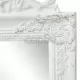 Свободностоящо огледало, бароков стил 160х40 см, бяло