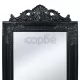 Свободностоящо огледало, бароков стил 160х40 см, черно
