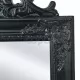Свободностоящо огледало, бароков стил 160х40 см, черно