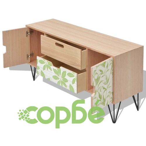 Бюфет, MDF, 100x30x50 cм, кафяв ➤ топ цена ➤ sorbe.bg