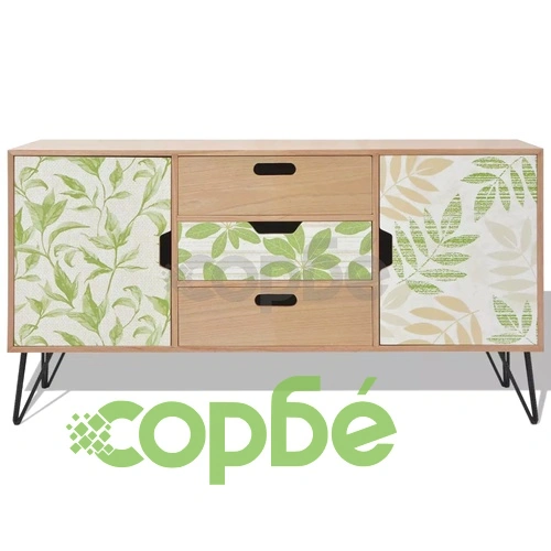 Бюфет, MDF, 110x35x57 cм, кафяв ➤ топ цена ➤ sorbe.bg