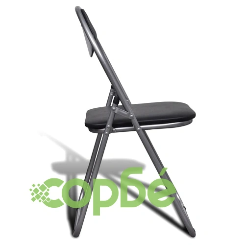 Сгъваеми столове, 6 бр, изкуствена кожа ➤ топ цена ➤ sorbe.bg