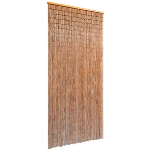 Завеса за врата от бамбук, 90x200 cм