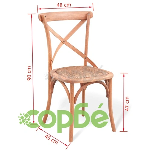 Трапезен стол, дъбова дървесина масив ➤ топ цена ➤ sorbe.bg