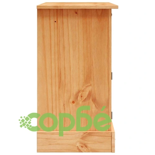 ТВ шкаф, мексикански бор, стил Корона, 80x43x78 cм ➤ топ цена ➤ sorbe.bg