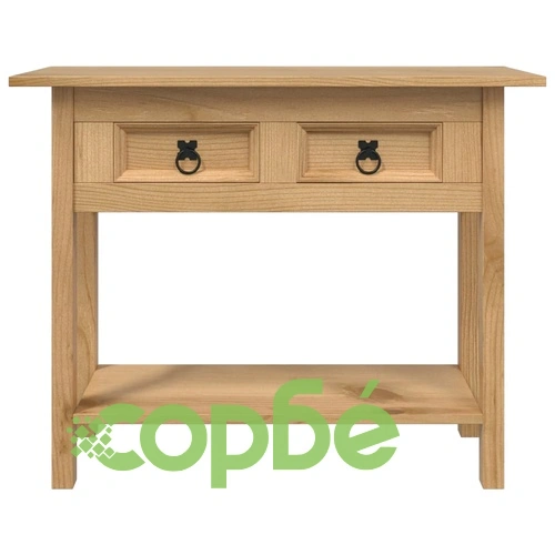 Конзолна маса, мексикански бор, стил Корона, 93x34,5x73 cм ➤ топ цена ➤ sorbe.bg