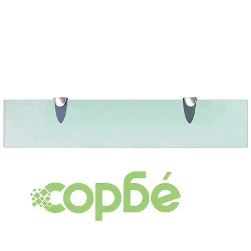 Подвижен рафт, стъкло, 50 x 10 см, 8 мм ➤ топ цена ➤ sorbe.bg