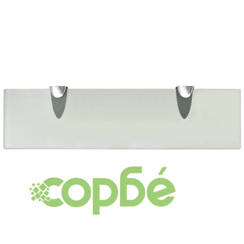 Подвижен рафт, стъкло, 40 x 10 см, 8 мм ➤ топ цена ➤ sorbe.bg