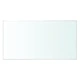 Плоча за рафт, прозрачно стъкло, 30 x 12 см