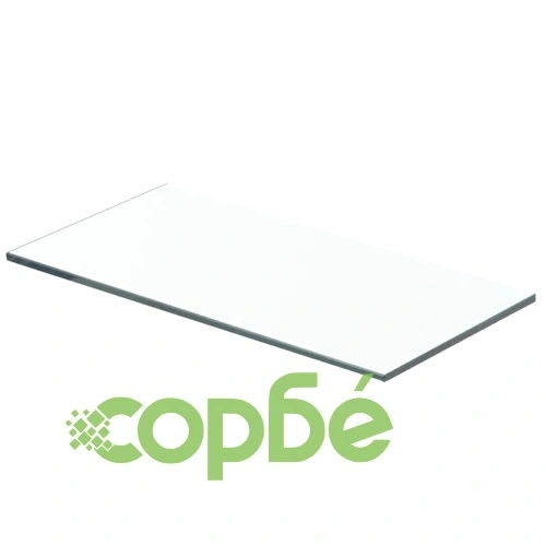 Плоча за рафт, прозрачно стъкло, 40 x 15 см ➤ топ цена ➤ sorbe.bg