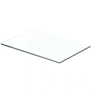 Плоча за рафт, прозрачно стъкло, 40 x 20 см