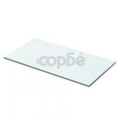 Плоча за рафт, прозрачно стъкло, 50 x 20 см