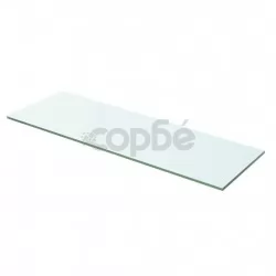 Плоча за рафт, прозрачно стъкло, 60 x 15 см