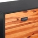 Шкаф от твърдо акациево дърво, 90x33,5x83 cм