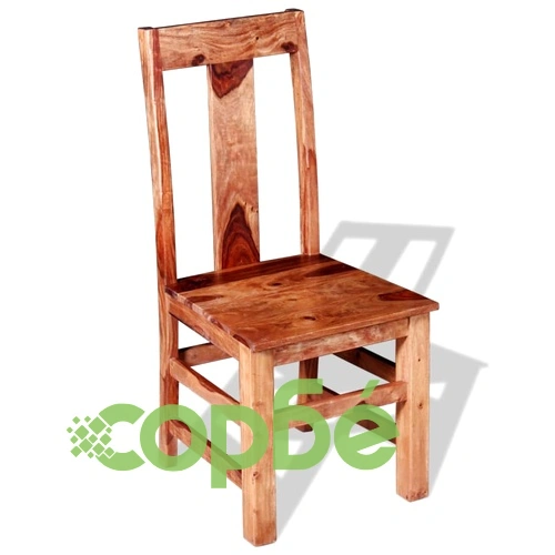 Трапезни столове, 2 бр, масивно акациево дърво ➤ топ цена ➤ sorbe.bg