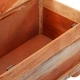 Маса за кафе регенерирано дърво 70x70x38 см