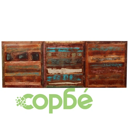 Трапезна маса от масивно регенерирано дърво, 240 cм           ➤ топ цена ➤ sorbe.bg