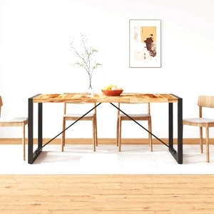 Трапезна маса, мангово дърво масив, 180 cм