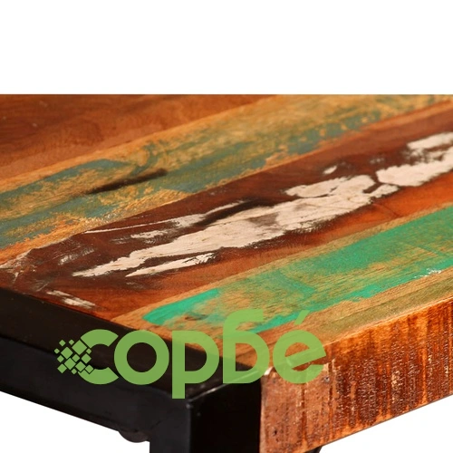 Трапезна маса от масивно регенерирано дърво, 120 cм ➤ топ цена ➤ sorbe.bg