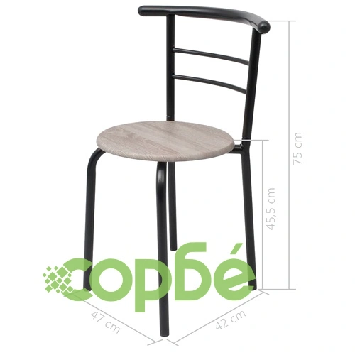 Бар комплект за закуска, МДФ ➤ топ цена ➤ sorbe.bg