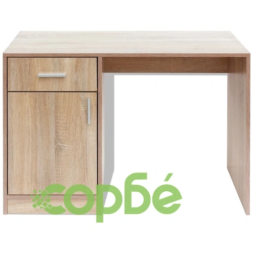 Бюро с чекмедже и шкаф, дъб, 100x40x73 cм ➤ топ цена ➤ sorbe.bg