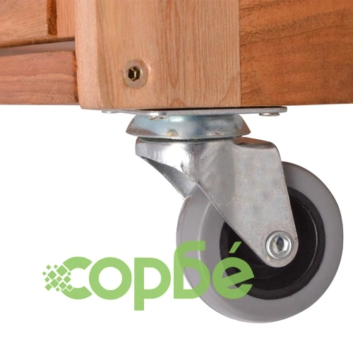 Шкаф за баня, солидно орехово дърво, 41x41x93 cм ➤ топ цена ➤ sorbe.bg