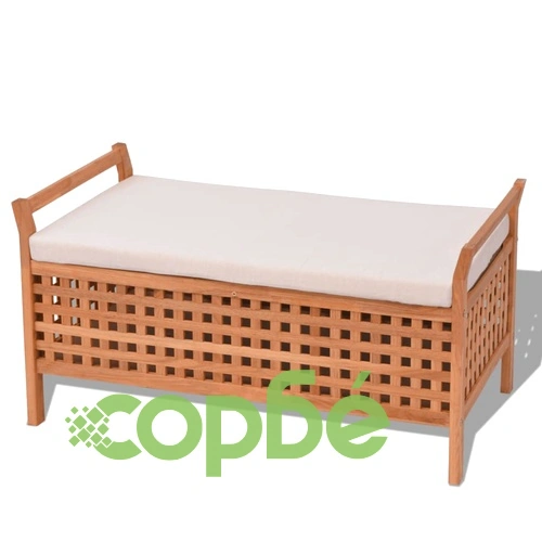 Пейка със сектор за съхранение, орехово дърво, 93x49x47 cм ➤ топ цена ➤ sorbe.bg