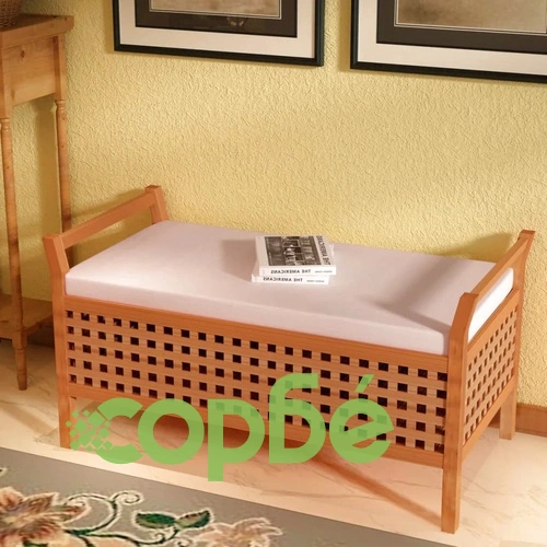 Пейка със сектор за съхранение, орехово дърво, 93x49x47 cм ➤ топ цена ➤ sorbe.bg